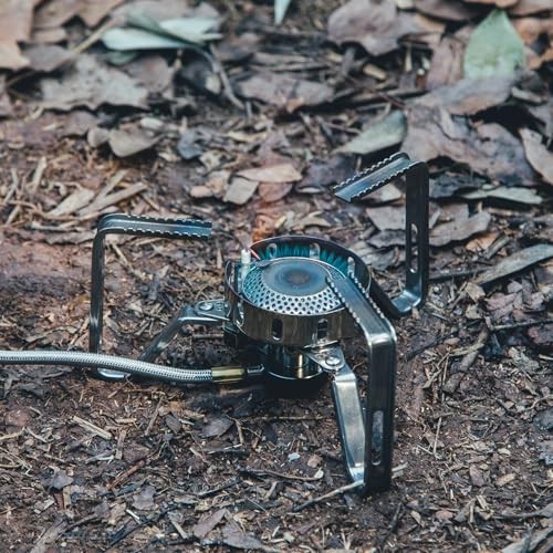 Fire-Maple FMS-125 Pro Portable Camping Gas Stove, 3200W Mini Foldable Backpacking Burner with Piezo Ignition-3