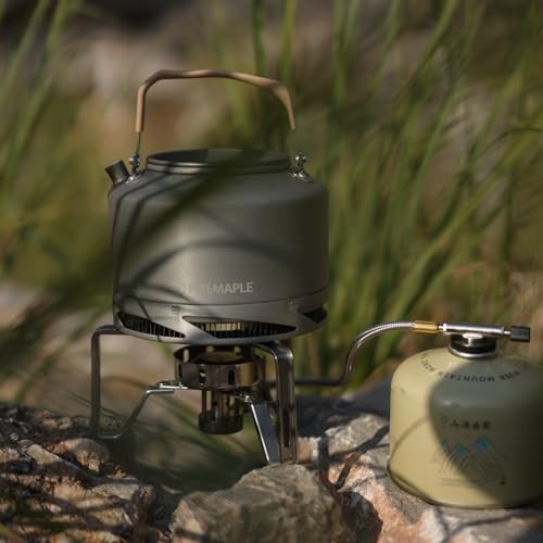 Fire-Maple FMS-125 Pro Portable Camping Gas Stove, 3200W Mini Foldable Backpacking Burner with Piezo Ignition-5