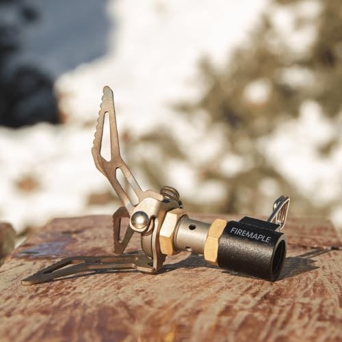 Fire-Maple FMS-300T Ultralight Titanium Backpacking Gas Stove, Black-5