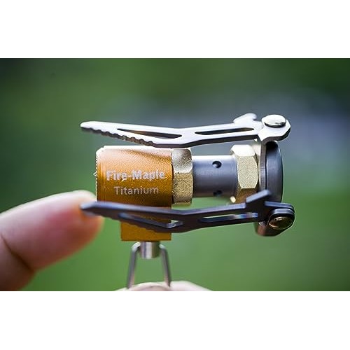 Fire-Maple FMS-300T Ultralight Titanium Backpacking Gas Stove, Orange-7