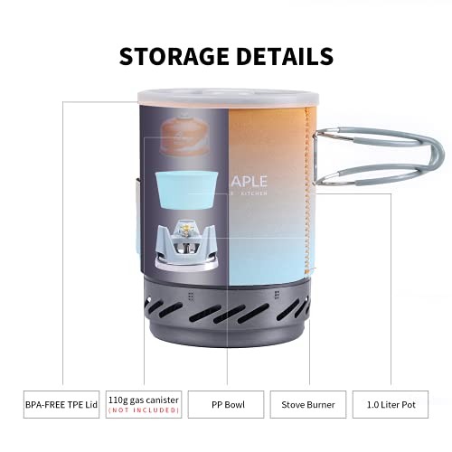 Fire-Maple FMS-X1 Backpacking and Camping Stove Gas System, Multi-3