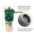 Fire-Maple FMS-X2 Portable Camping Gas Stove, Green