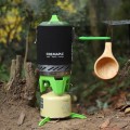Fire-Maple FMS-X2 Camping Stove Gas System, Green and Black Sleeves