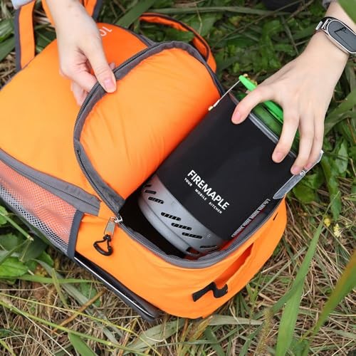 Fire-Maple FMS-X2 Camping Stove Gas System, Green and Black Sleeves-2
