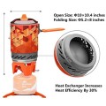 Fire-Maple FMS-X2 Camping Stove Gas System, Orange