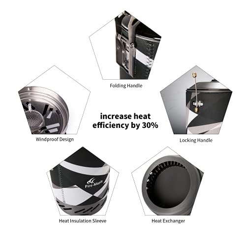 Fire-Maple FMS-X2 Fixed Star 2 personal cooking system, Black-4