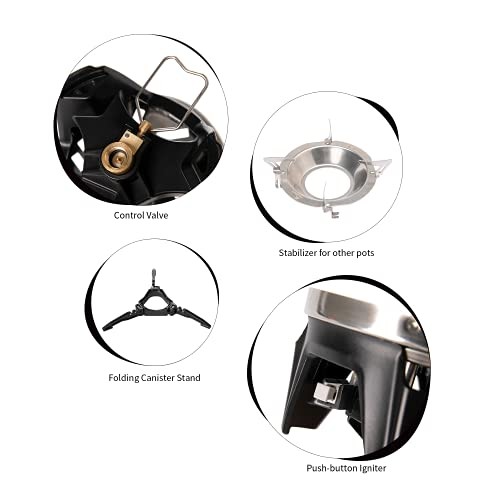 Fire-Maple FMS-X2 Fixed Star 2 personal cooking system, Black-5