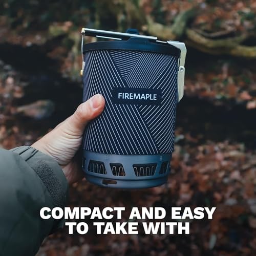 Fire-Maple FMS-X2-Pro Portable Camping Gas Stove with Piezo Ignition, Pot Holder and Gas Canister Stand-3
