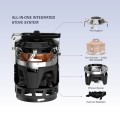 Fire-Maple FMS-X3 0.8 Litre Portable Gas Backpacking Stove, Black