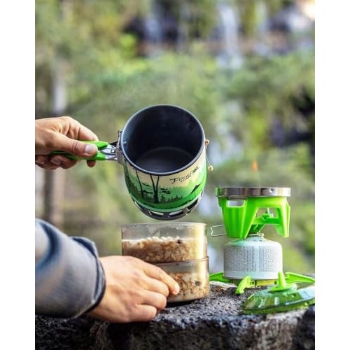 Fire-Maple FMS-X3 0.8 Litre Portable Gas Backpacking Stove, Green-5