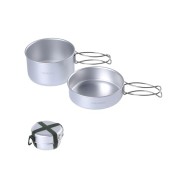 Fire-Maple Frost Mini Camping Cookware Set, 500ml Pot and 300ml Frypan, 186g