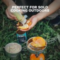 Fire-Maple Frost Mini Camping Cookware Set, 500ml Pot and 300ml Frypan, 186g