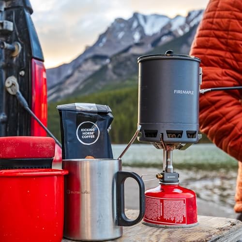 Fire-Maple Petrel 265g Ultralight Camping Cooking Set, G3 Pot + Stove Set 2-1