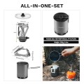 Fire-Maple Petrel 265g Ultralight Camping Cooking Set, G3 Pot + Stove Set 2