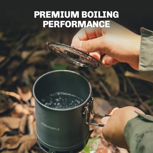 Fire-Maple Petrel 265g Ultralight Camping Cooking Set, G3 Pot + Stove Set 2-4
