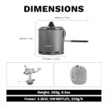 Fire-Maple Petrel 269g Ultralight G2 Camping Cooking Set, G2 Pot + Stove Set