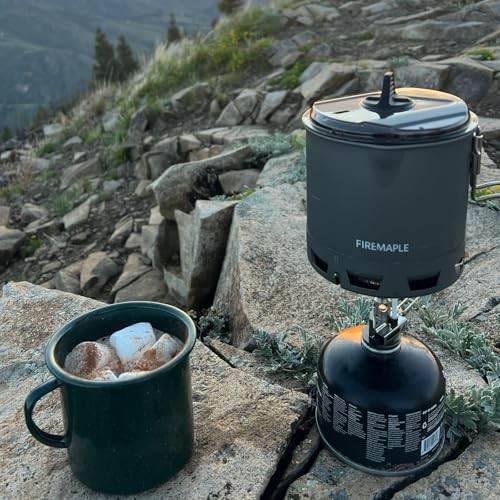Fire-Maple Petrel 269g Ultralight G2 Camping Cooking Set, G2 Pot + Stove Set-5