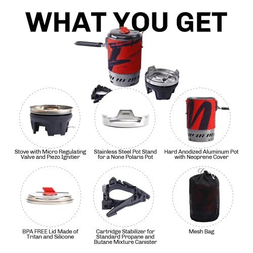 Fire-Maple Polaris Camping Cooking System, Black-3