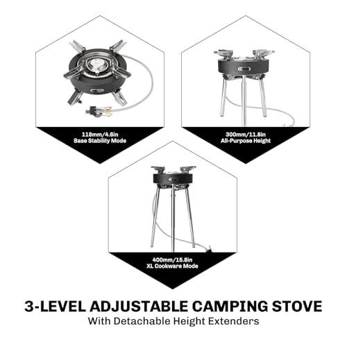 Fire-Maple Saturn X camping gas stove, 4400W to 11000W, with carry case-4