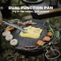Fire-Maple SizzlePro Octagon Camping Frying Pan 0.5L, Lightweight Aluminium Alloy Grill Pan with Dual-Layer Non-Stick Coating and Folding Handles