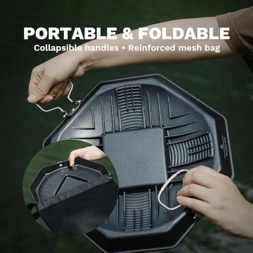 Fire-Maple SizzlePro Octagon Camping Frying Pan 0.5L, Lightweight Aluminium Alloy Grill Pan with Dual-Layer Non-Stick Coating and Folding Handles-8