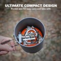 Fire-Maple Torch Gas Stove, 56g Ultralight Backpacking Camping Stove with Built-in Piezo Ignition