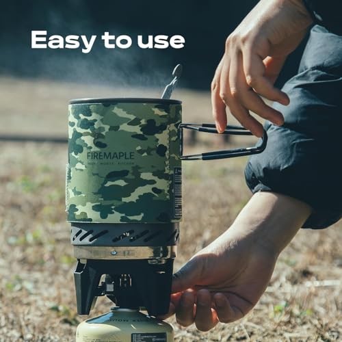 Fire-Maple X1 Backpacking and Camping Stove Gas System, Camo-5