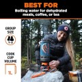 Jetboil Flash 1.0 L Rapid Boil System, Ocean Topo