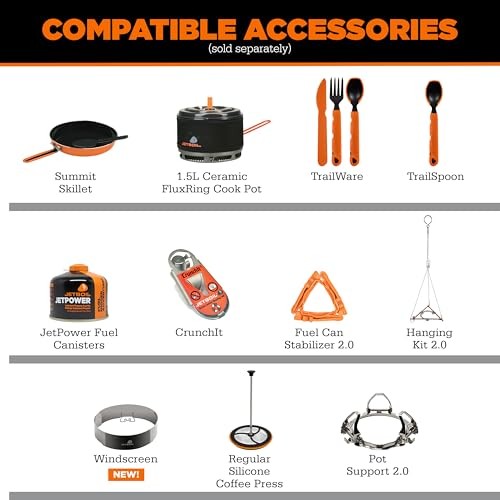 Jetboil Flash 1.0 L Rapid Boil System, Ocean Topo-8