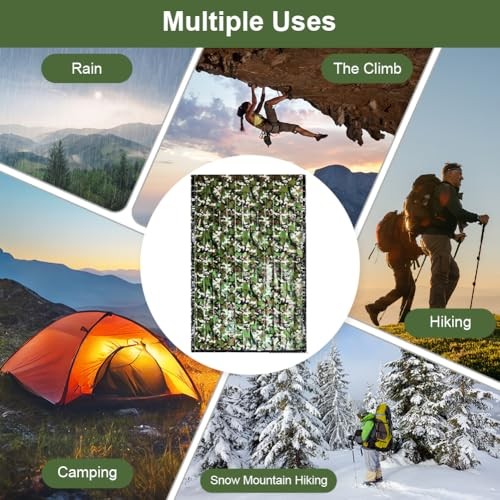 flintronic 2-Pack Camouflage Emergency Bivvy Bags-7
