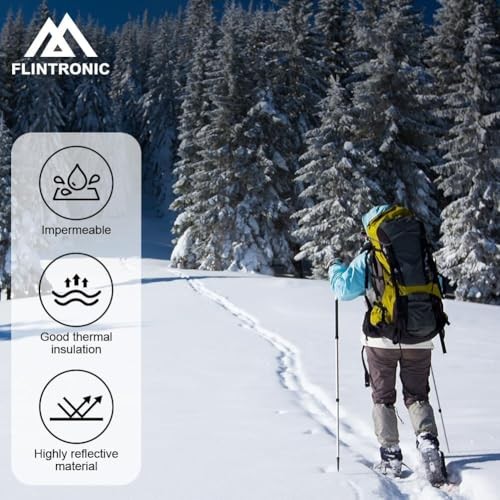 flintronic 2-Pack Green Survival Sleeping Bags, Emergency Bivvy Bags with Whistle-4