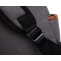 HASAGEI Vintage Unisex Casual School Bag Backpack, Grey, One Size