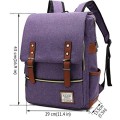 HASAGEI vintage unisex backpack, purple, one size