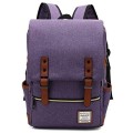 HASAGEI vintage unisex backpack, purple, one size