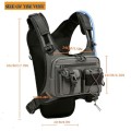 FTCYCRU Grey Running Hydration Vest Backpack 5L with 2.0L Bladder, One Size