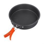 Gdfnmogo Lightweight Camping Frying Pan, Foldable Handle, Large