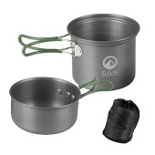 G.G.N. Camping Pot Cooker, aluminium, grey