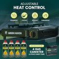 Green Haven Portable Camping Stove with Carry Case and 4 Gas Canisters
