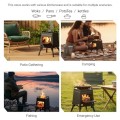 GreenWhim heavy duty portable folding camping wood stove
