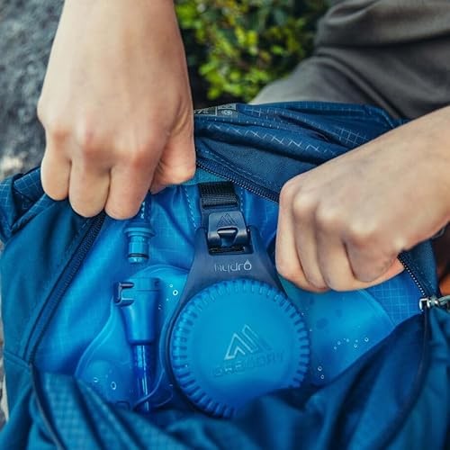 Gregory Nano 18L H2O Unisex Day Hiking, Commuter and Active Travel Backpack, One Size Plus, Scuba Blue-6