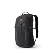 Gregory Nano 20 Plus Size 20L Day Hiking, Commuter and Active Travel Backpack, Optic Black