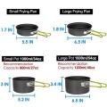 Gutsdoor 11-Piece Non-Stick Camping Cookware Set, Green