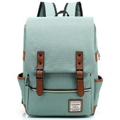 HASAGEI Vintage Backpack Rucksack Daypack, Green, One Size
