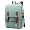 HASAGEI Vintage Unisex Backpack Rucksack, Green-1, One Size