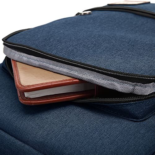HASAGEI Vintage Backpack, Unisex Daypack, Blue, One Size-5