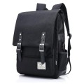 HASAGEI Vintage Unisex Backpack Rucksack, Black, One Size