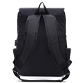 HASAGEI Vintage Unisex Backpack Rucksack, Black, One Size