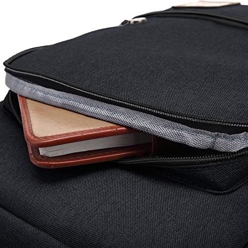 HASAGEI Vintage Unisex Backpack Rucksack, Black, One Size-4