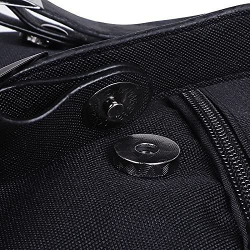 HASAGEI Vintage Unisex Backpack Rucksack, Black, One Size-5