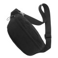 HAUMAUH Black Bum Bag Crossbody Waist Bag